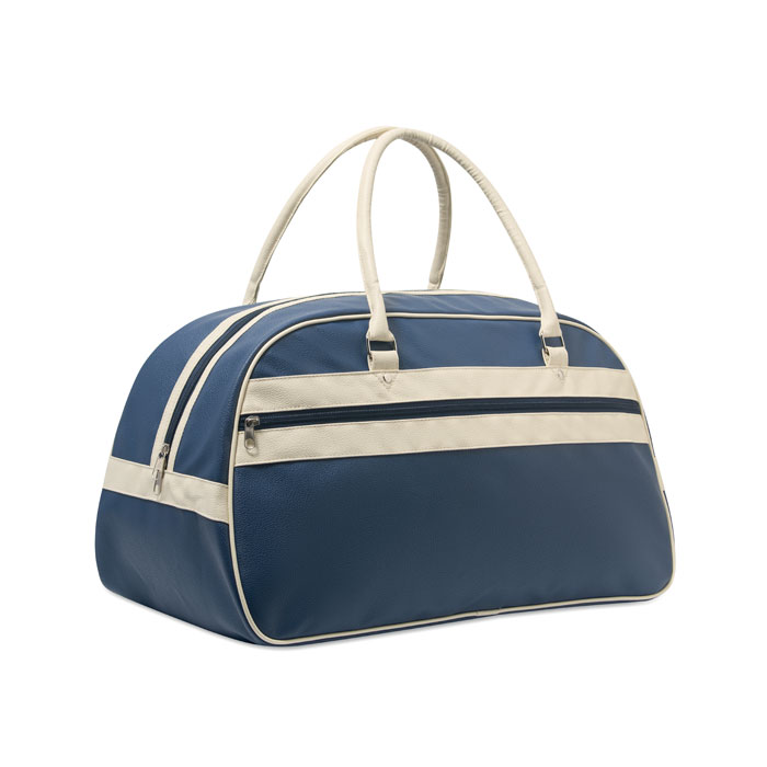 Torba sportowa z PU MO2987-04 - Niebieski