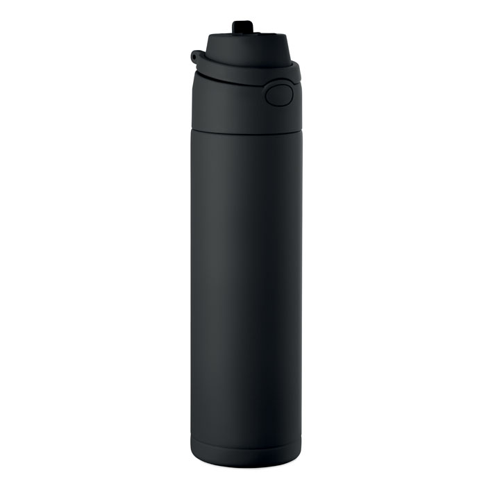 Butelka z 1 scianka 650 ml MO2989-03 - Czarny
