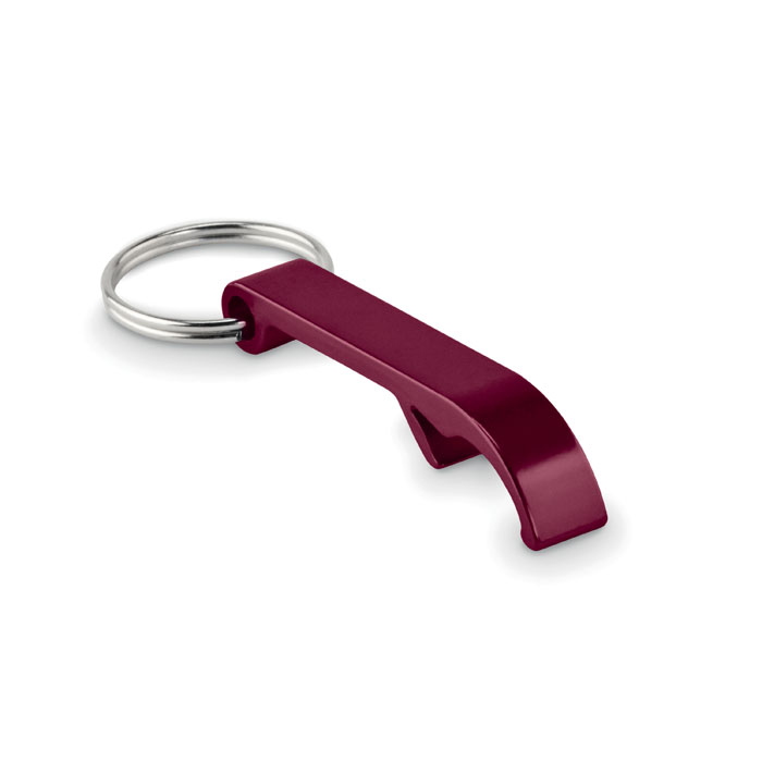 Aluminiowy brelok z recyklingu MO6923-02 - Burgund