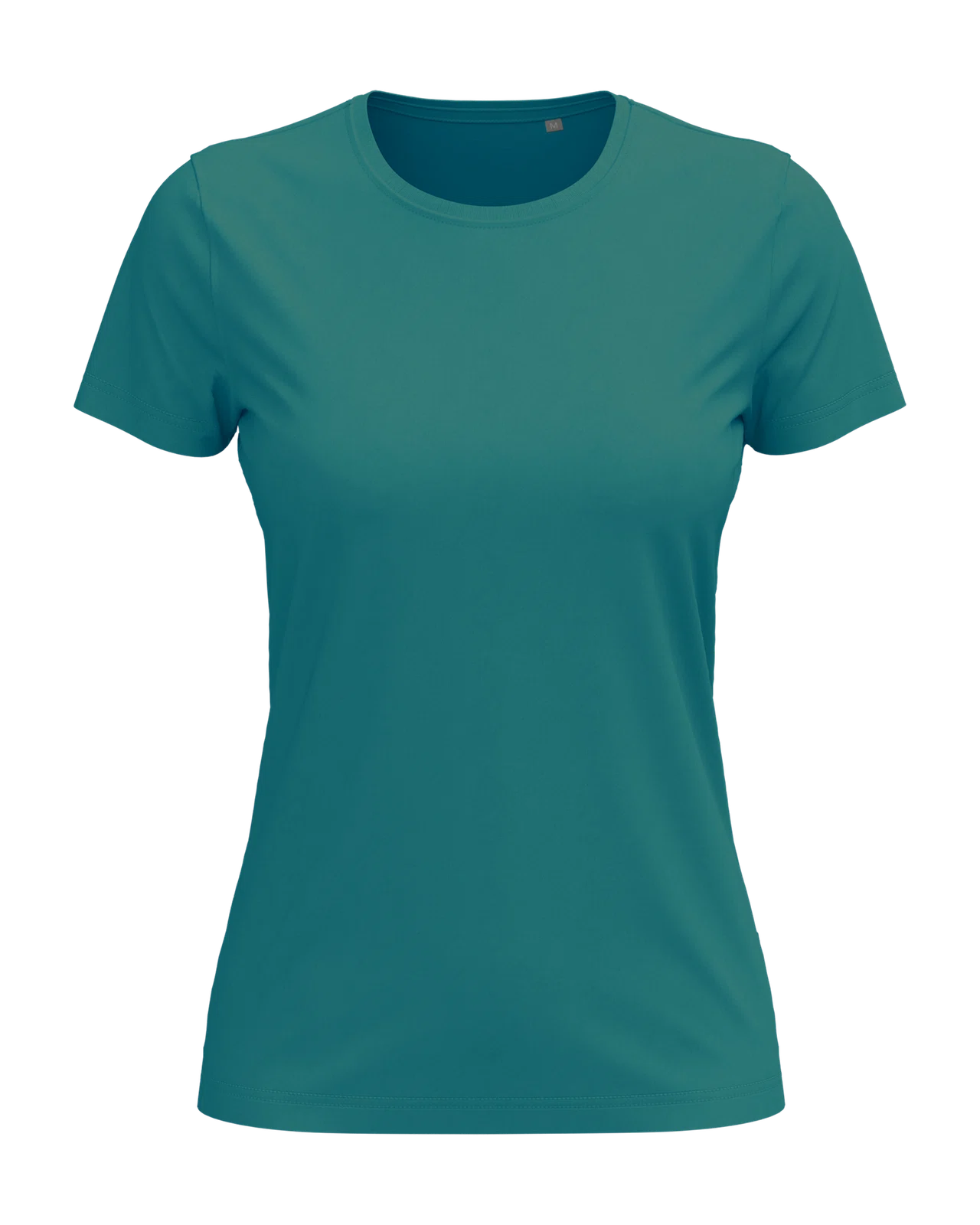 Klasyczny damski t-shirt S141 - Teal