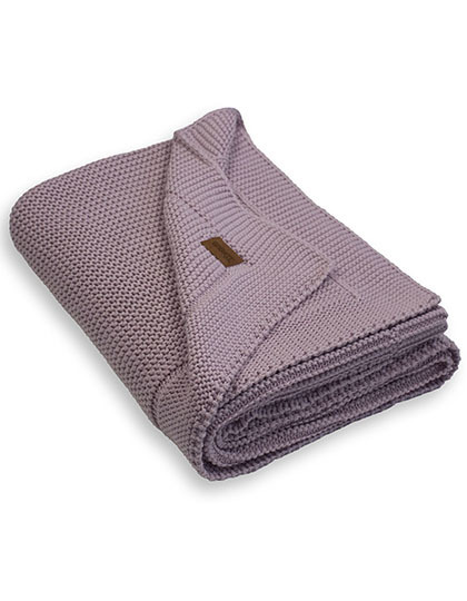 Koc Dzianinowy Bawelna Organiczna ARB930 - Lavender