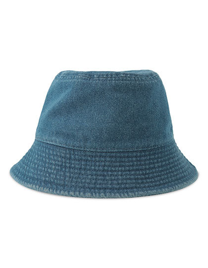 Kapelusz Denimowy Bawelna Recykling AT379 - Denim