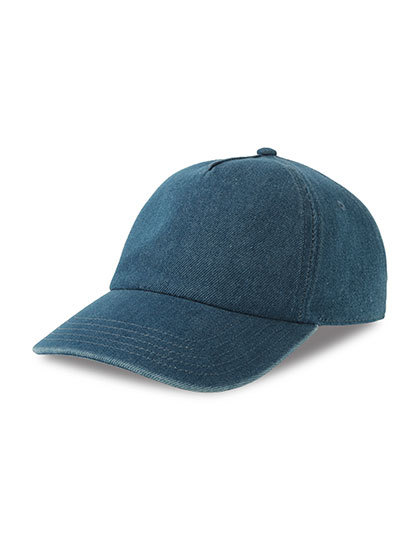Czapka Niestrukturalna Bawelniana Denim Recykling AT546 - Denim
