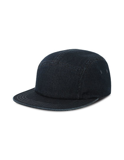 Czapka 5-panelowa Denim Bawelniana AT547 - Dark Denim