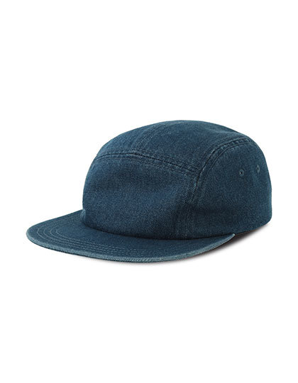 Czapka 5-panelowa Denim Bawełniana AT547 - Denim