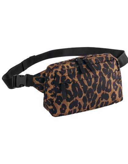 Torba Biodrowa Regulowana Poliester Recykling Wzor Panterka BG197 - Leopard Print