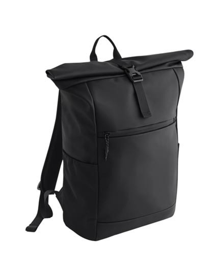 Plecak Roll-Top Wodoodporny Poliester z Recyklingu BG316 - Black