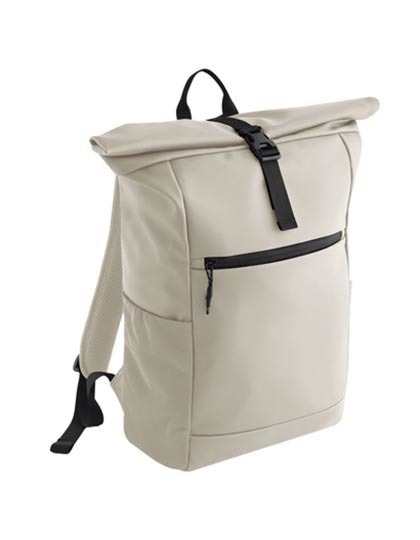 Plecak Roll-Top Wodoodporny Poliester z Recyklingu BG316 - Natural Stone