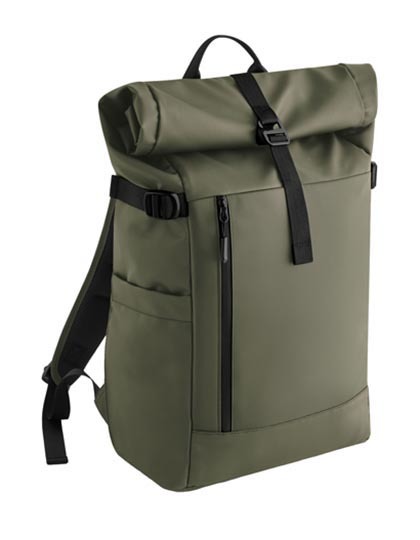 Plecak Roll-Top Wodoodporny Recykling BG344 - Olive Green