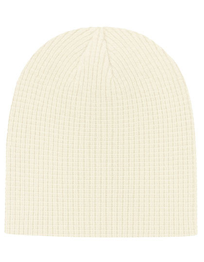 Czapka Dzianinowa Akrylowa C1428 - Off White