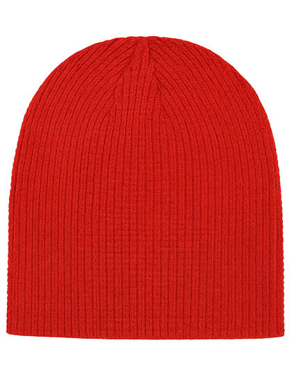 Czapka Dzianinowa Akrylowa C1428 - Red