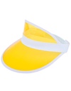 Czapka z daszkiem retro C1820 - White&Yellow