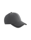 Czapka 6-panelowa Poliester z Recyklingu Odprowadzajaca Wilgoc CB166R - Gunmetal Grey & Black