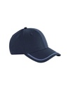 Czapka 6-panelowa Poliester z Recyklingu Odprowadzajaca Wilgoc CB166R - Navy & Sky Blue