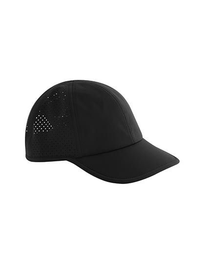 Czapka 6-panelowa Odprowadzajaca Wilgoc CB183 - Black