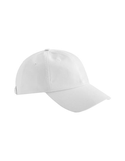 Czapka Niskoprofilowa 6-panelowa Bawelna Organiczna CB26N - White
