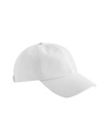 Czapka Niskoprofilowa 6-panelowa Bawelna Organiczna CB26N - White