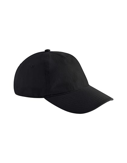 Czapka 5-panelowa Niskoprofilowa Bawełna Twill CB66 - Black