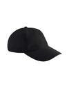 Czapka 5-panelowa Niskoprofilowa Bawelna Twill CB66 - Black