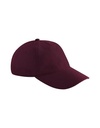 Czapka 5-panelowa Niskoprofilowa Bawełna Twill CB66 - Burgundy