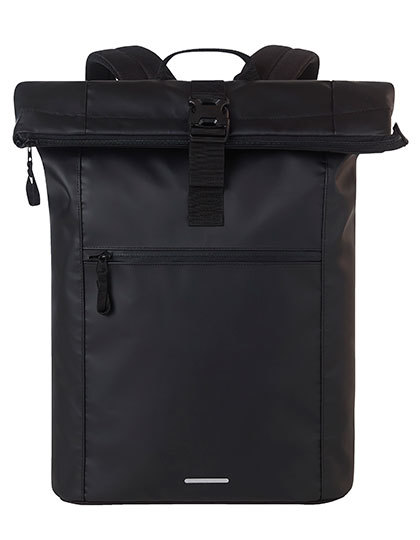 Plecak Kurierski na Kolkach Plandeka na Laptopa HF6511 - Black
