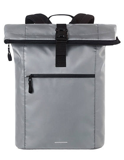 Plecak Kurierski na Kolkach Plandeka na Laptopa HF6511 - Medium Grey