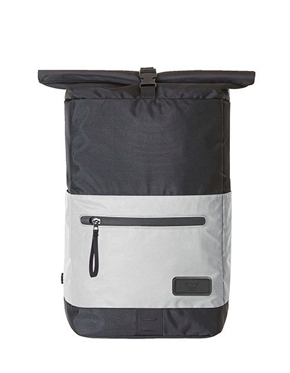 Plecak Torba Roll-top Odblaskowy HF8039 - Black