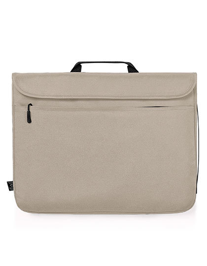 Torba na laptopa z kieszeniami z recyklingu HF8067 - Beige
