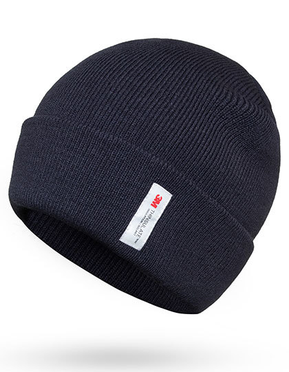 Czapka Dzianinowa z Wywinieciem Izolacja Thinsulate KX180 - Dark Navy