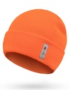 Czapka Dzianinowa z Wywinieciem Izolacja Thinsulate KX180 - Orange