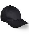 Czapka z daszkiem 5-panelowa Bawełniana KX181 - Black