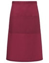 Fartuch Bistro Bardzo Duzy Tkanina Diagonalna KY161 - Bordeaux (ca. Pantone 209C)