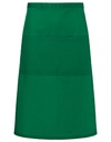 Fartuch Bistro Bardzo Duzy Tkanina Diagonalna KY161 - Forest Green