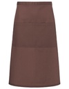 Fartuch Bistro Bardzo Duzy Tkanina Diagonalna KY161 - Light Brown (ca. Pantone 438C)