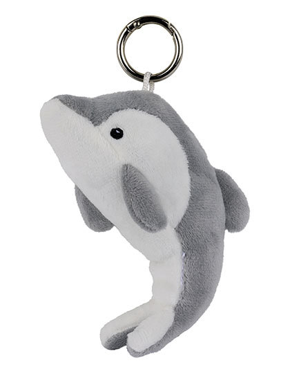 Brelok Pluszowy Poliester MM026 - Dolphin Grey