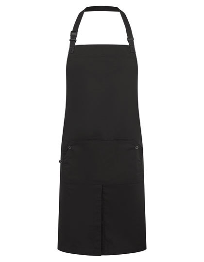 Fartuch Roboczy Ripstop Poliester Bawelna PW023 - Black (ca. Pantone Black C)