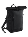 Plecak Zwijany Z Recyklingu Matowy QD543 - Black