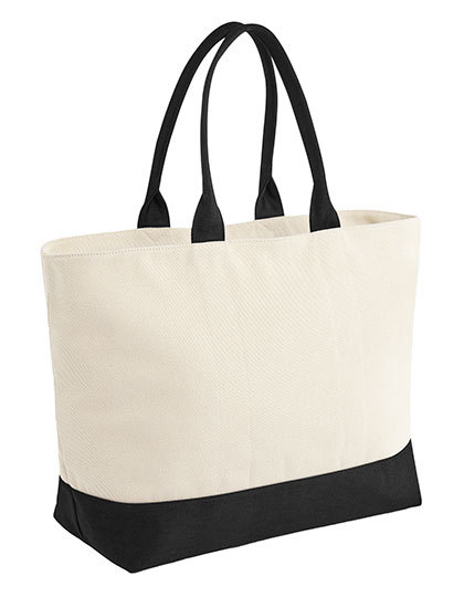 Torba Premium Twill QD634 - Natural & Black