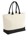 Torba Premium Twill QD634 - Natural & Black
