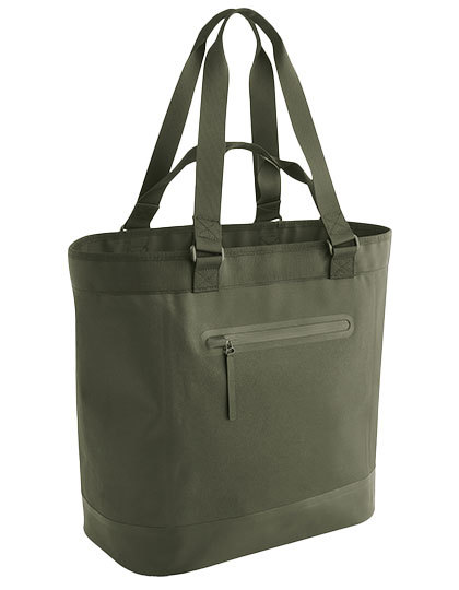 Torba Zakupowa Wodoodporna z Recyklingu QS577 - Olive Green