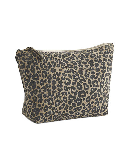 Kosmetyczka Uniwersalna Wzor Panterka Recykling WM330 - Vintage Leopard Print
