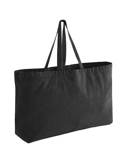 Torba Oversize Bawelniana z Recyklingu WM348 - Vintage Black