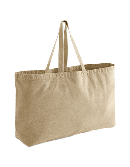 Torba Oversize Bawelniana z Recyklingu WM348 - Vintage Sand
