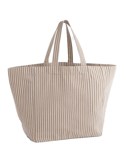 Torba Plazowa Bawelna Poliester Paski WM677 - Biscuit Stripe