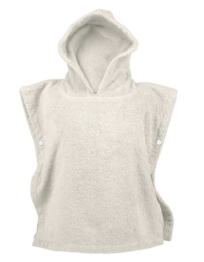 Koc dzieciecy z kapturem frotte ARB920 - Cream
