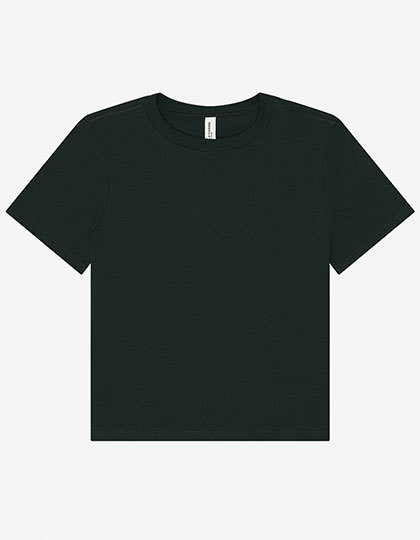 Koszulka Damska Boxy Oversize Bawełniana BL6110 - Forest