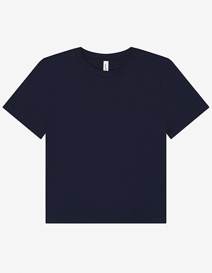 Koszulka Damska Boxy Oversize Bawelniana BL6110 - Navy