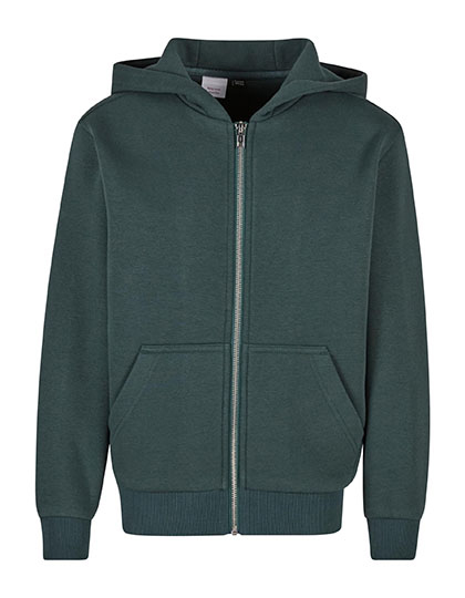 Bluza z Kapturem Rozpinana Puszysta BY316 - Bottle Green