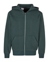 Bluza z Kapturem Rozpinana Puszysta BY316 - Bottle Green