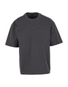 Koszulka Meska Luzny Kroj Bawelniana BY391 - Charcoal